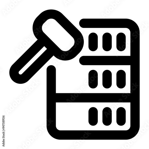 durability, endurance, resistance, database, acid model outline icon