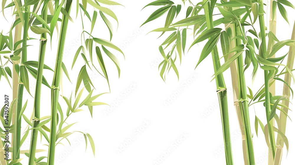 Green Bamboo Forest Green Bamboo Forest