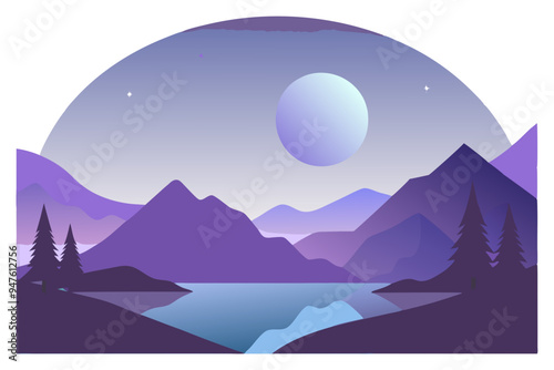 Serene Minimalist Landscapes: Perfect for Tranquil Settings