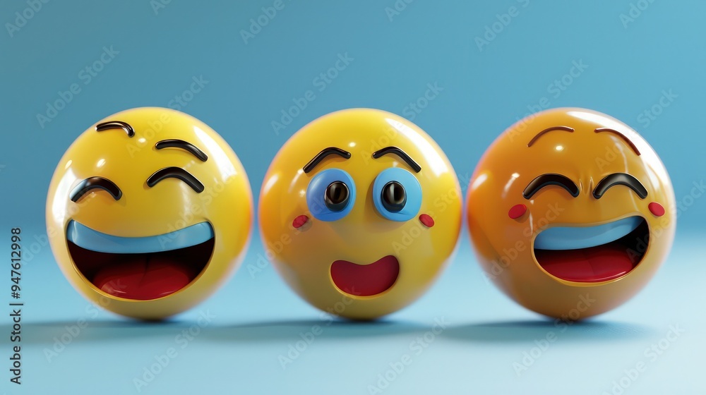 High-definition emoji faces with a range of expressions, perfect for social media and apps. High-definition emoji faces with a range of expressions, perfect for social media and apps.