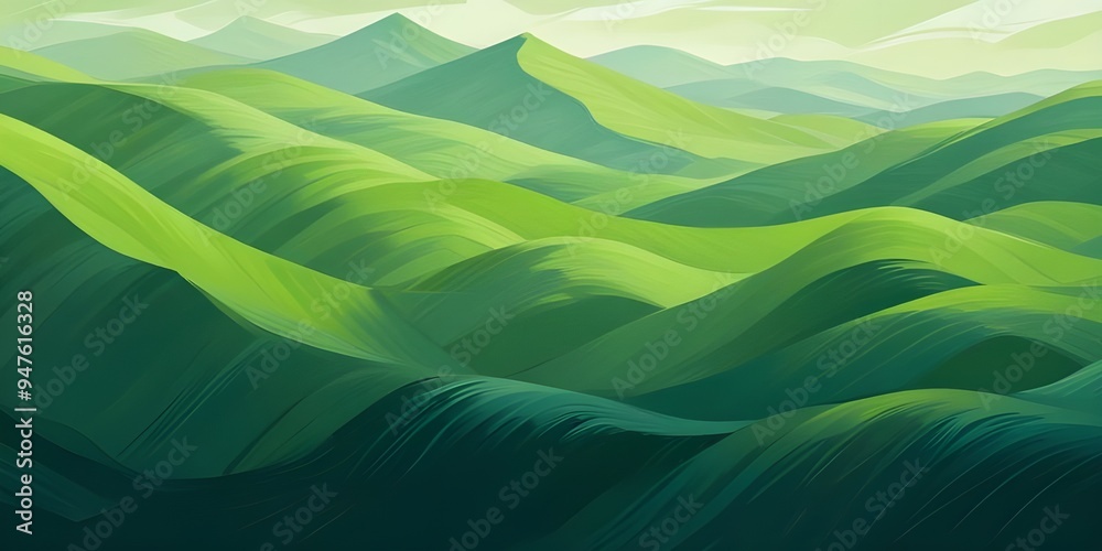 Obraz premium green abstract background
