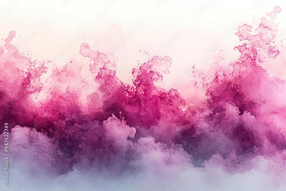 ethereal pale pink watercolor wash delicate gradients and subtle ...