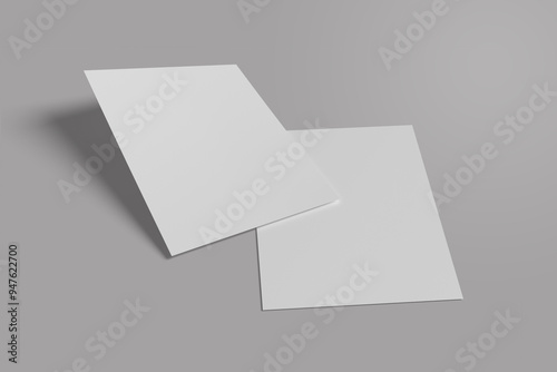 Minimalist Flyer Mockup for showcasing your design to clients