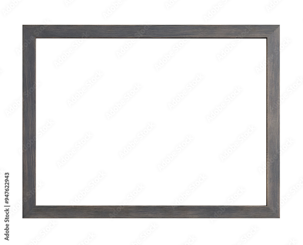 black wooden picture frame isolated on transparent background black wooden picture frame isolated on transparent background