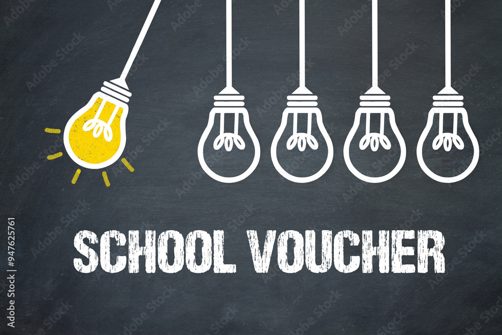 Fototapeta premium School Voucher 