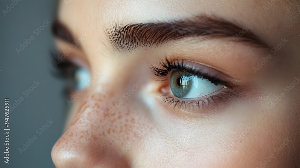 Fototapeta premium Close up of a Fresh Untreated Facial Injury with Pooling Blood