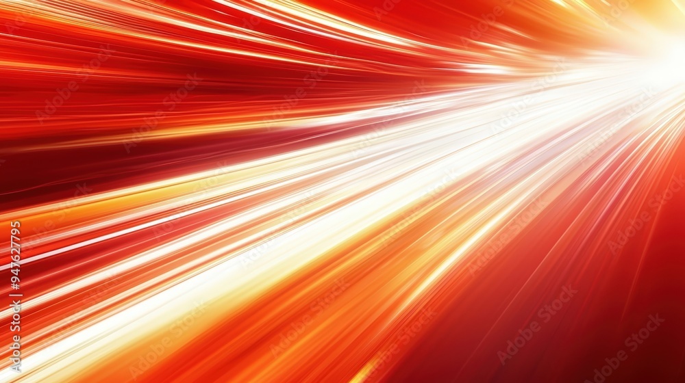 Obraz premium Red and yellow light streaks