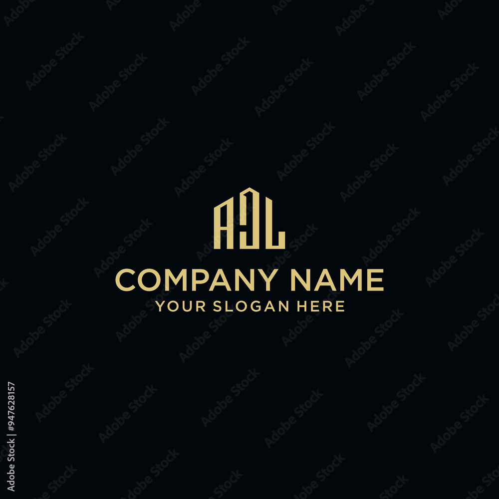 ADL letter logo in the form of hexagons and cube logos with letter designs for corporate identity ADL letter logo in the form of hexagons and cube logos with letter designs for corporate identity
