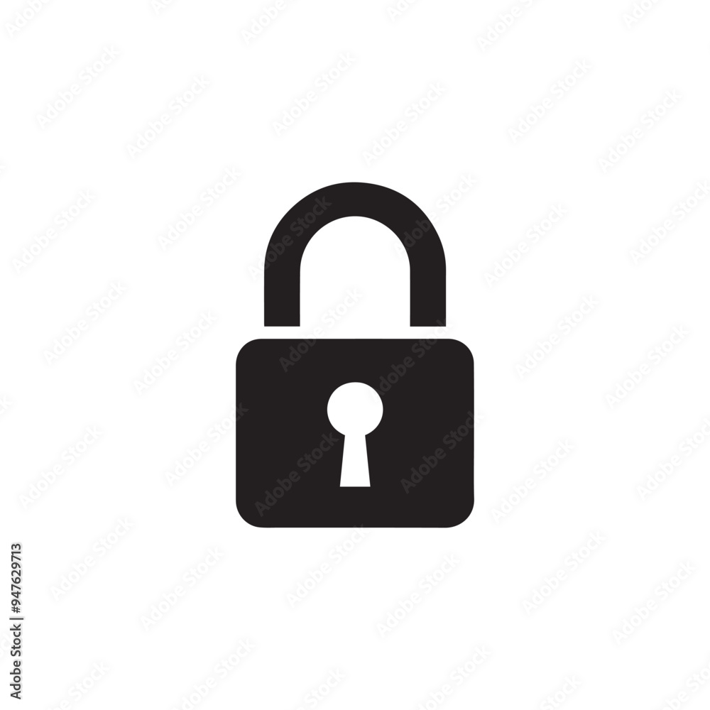 lock and key hole icon