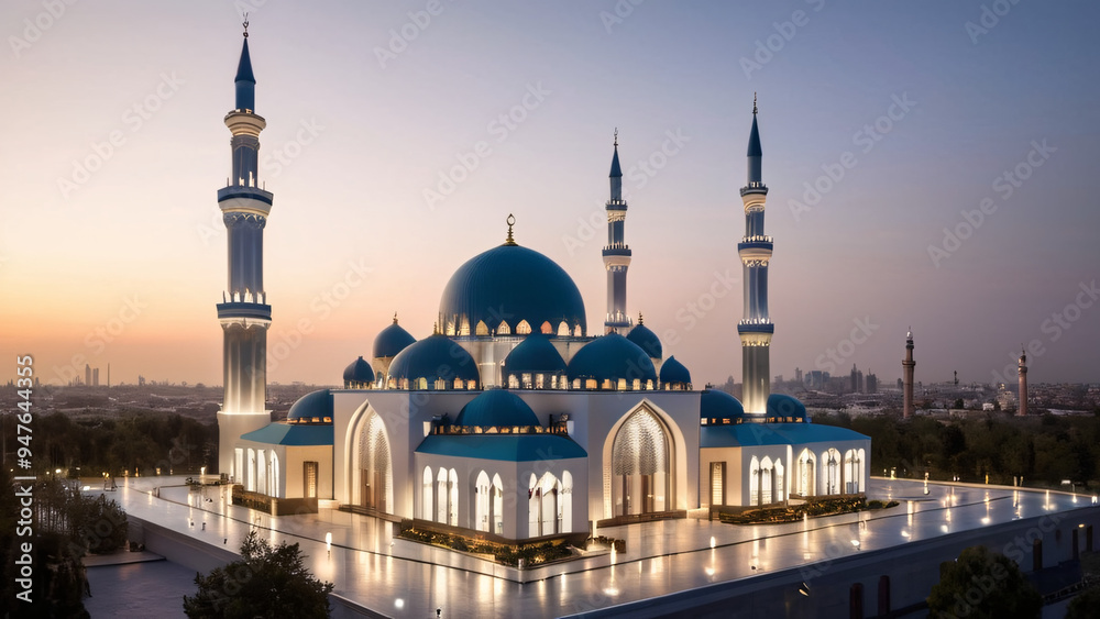 Obraz premium blue mosque