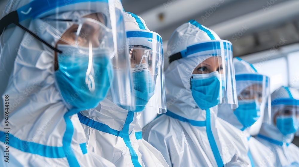 Medical Professionals in Protective Gear Medical Professionals in Protective Gear