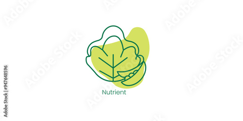 Nutrient Vector Icon Symbolising Essential Components for Health