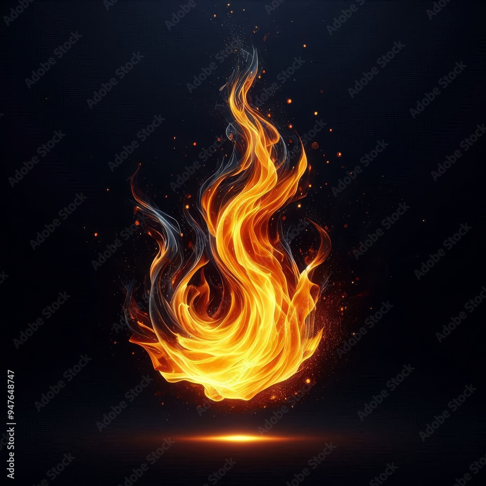 fire on black background
fire on black background