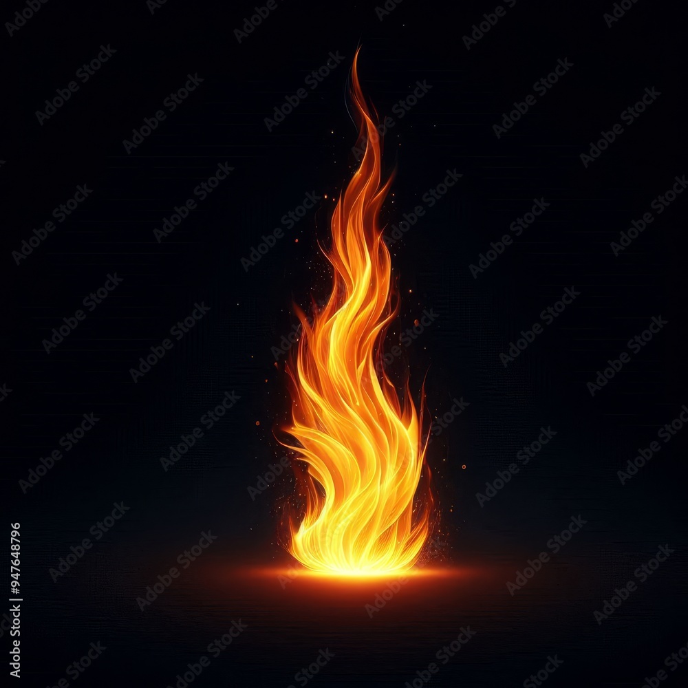 fire on black background
fire on black background