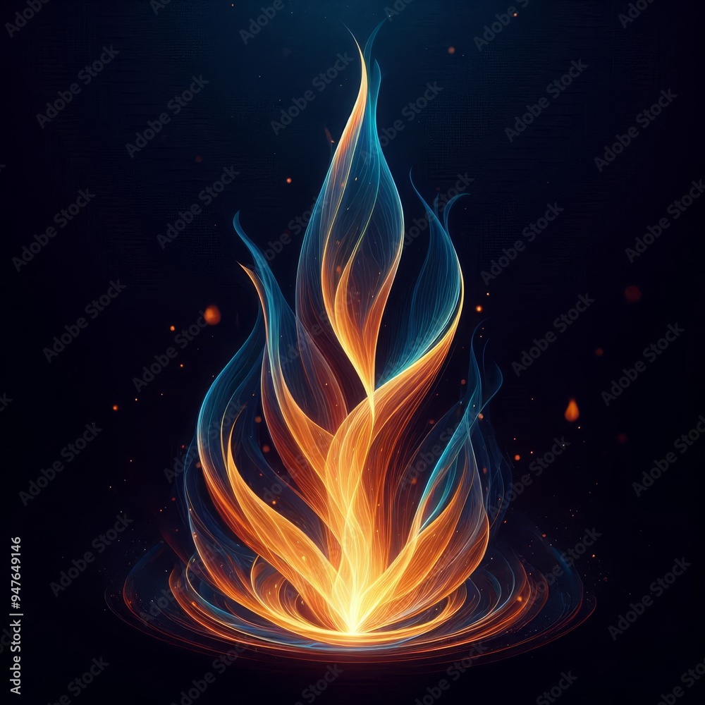 fire on black background
fire on black background