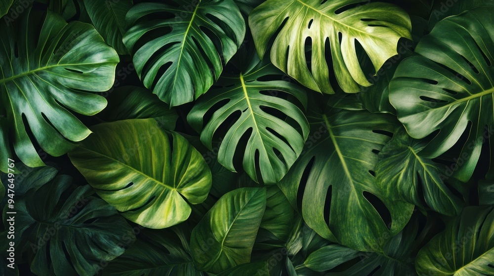Tropical Leaves Pattern Tropical Leaves Pattern