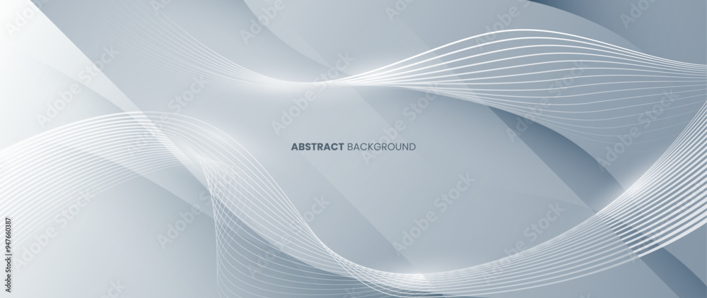 Abstract background with wave patterns in gray. The lines with the pattern are smooth and neat. Abstract background with wave patterns in gray. The lines with the pattern are smooth and neat.