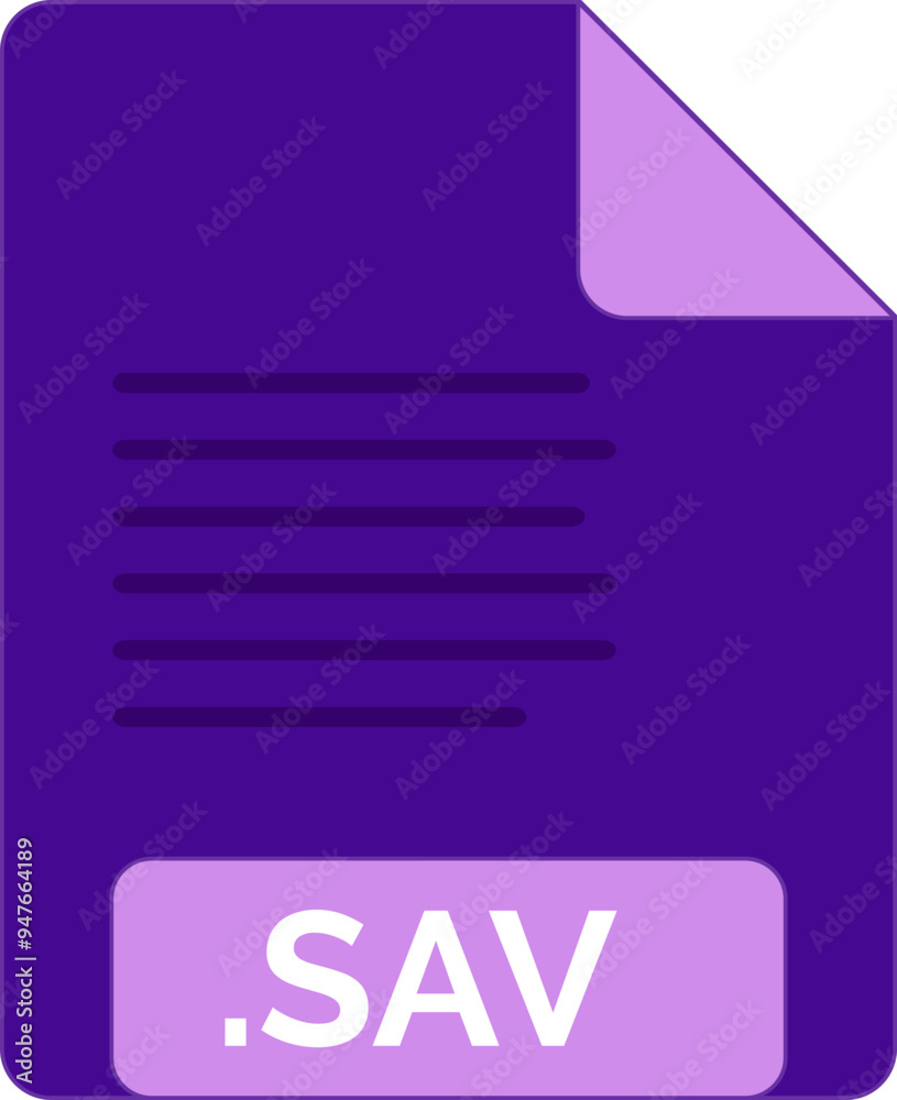 SAV File icon minimal fill SAV File icon minimal fill