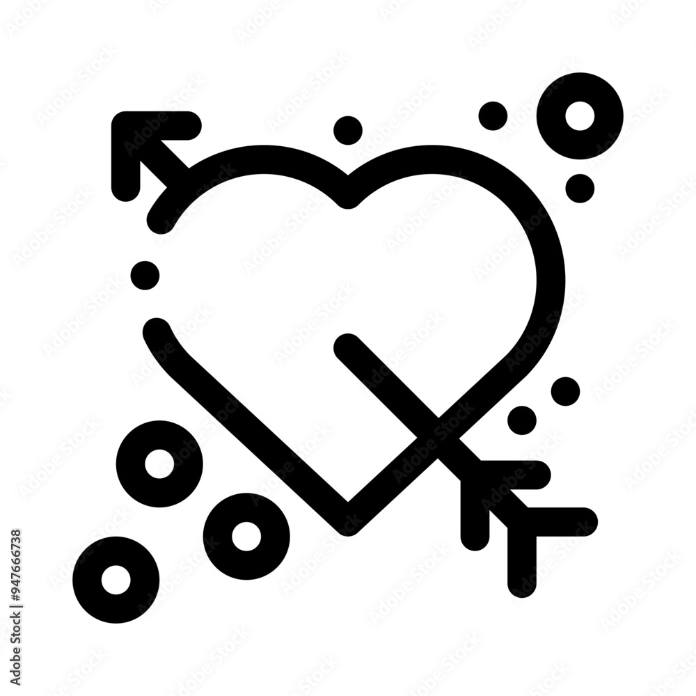 heart line icon heart line icon