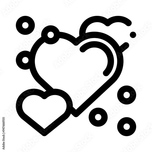 sweetheart line icon