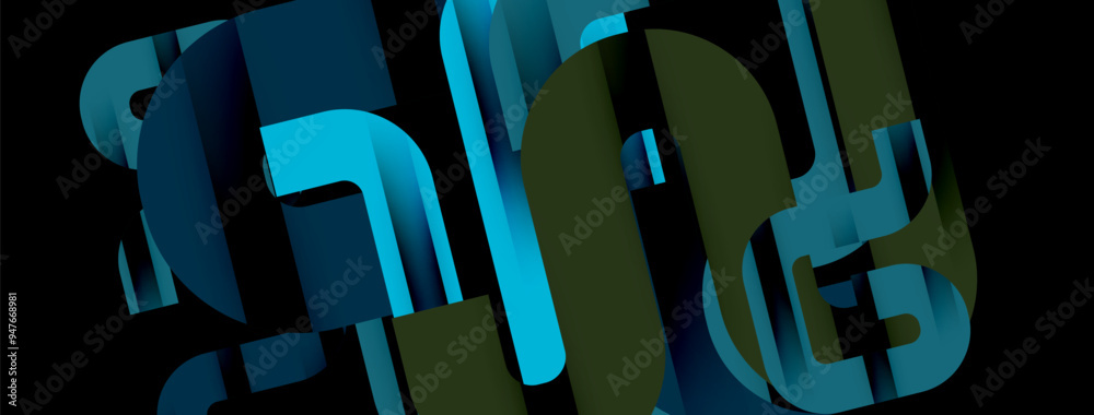 Naklejka premium Dynamic waves, flowing lines, stripes vector geometric elements minimal pattern. Vector Illustration For Wallpaper, Banner, Background, Card, Book Illustration, landing page