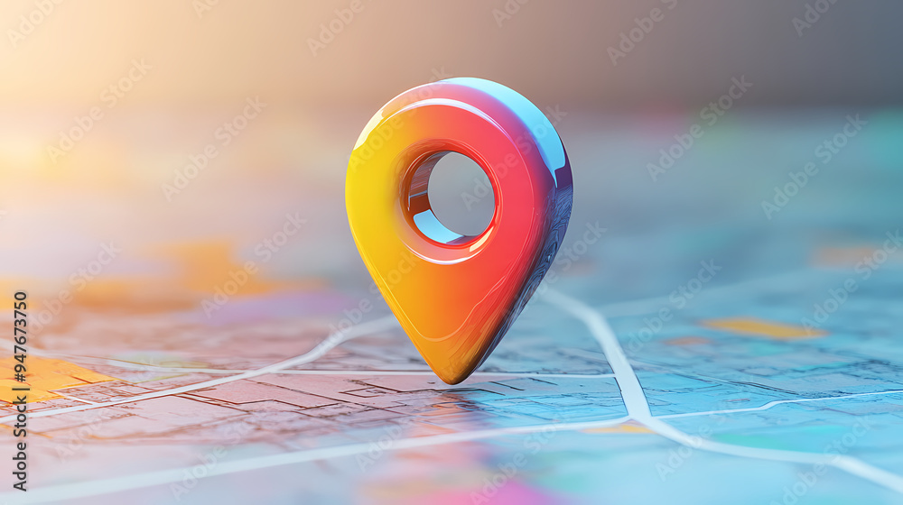 Map location navigation logo design Map location navigation logo design