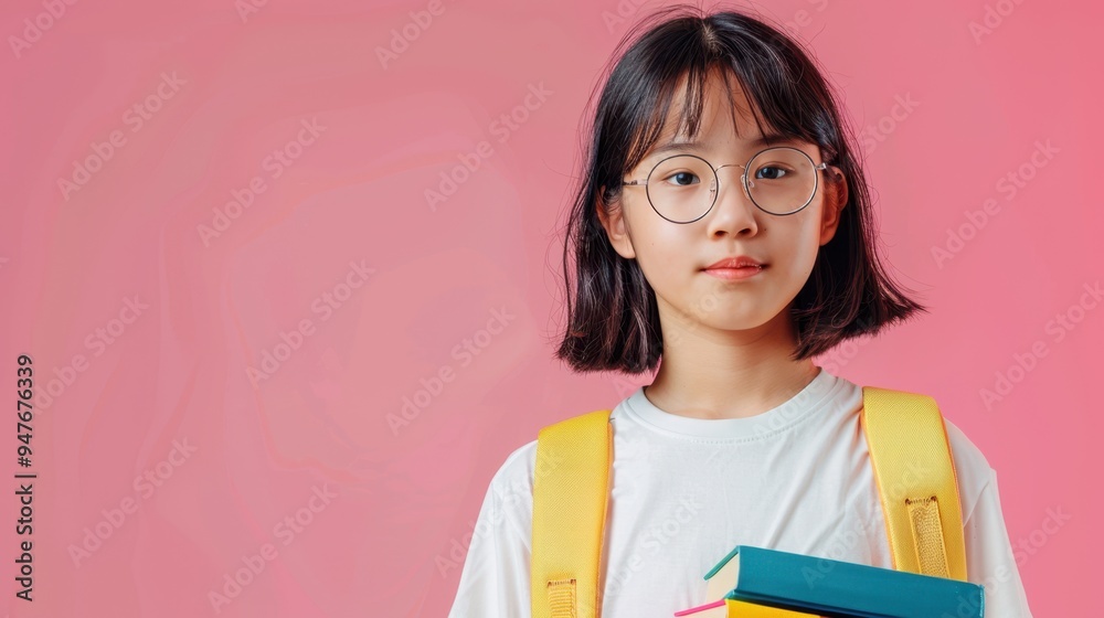 The student with books The student with books
