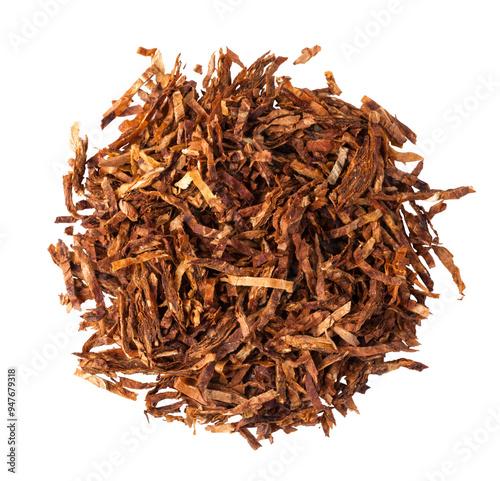 Obraz na plátně dried smoking tobacco isolated. png file
