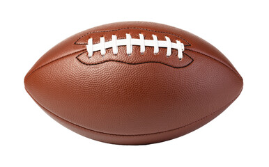 Leather American football ball transparent background. png file