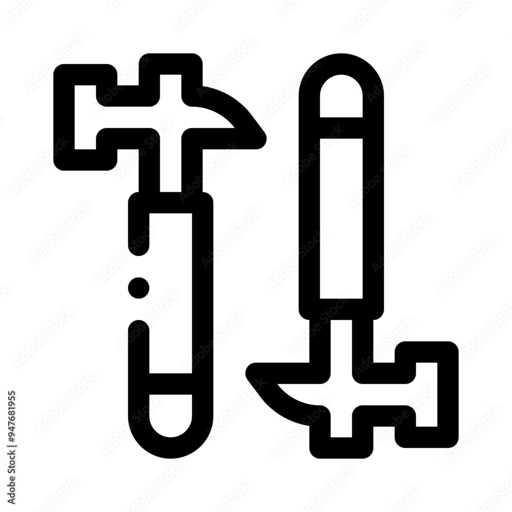 tool line icon tool line icon