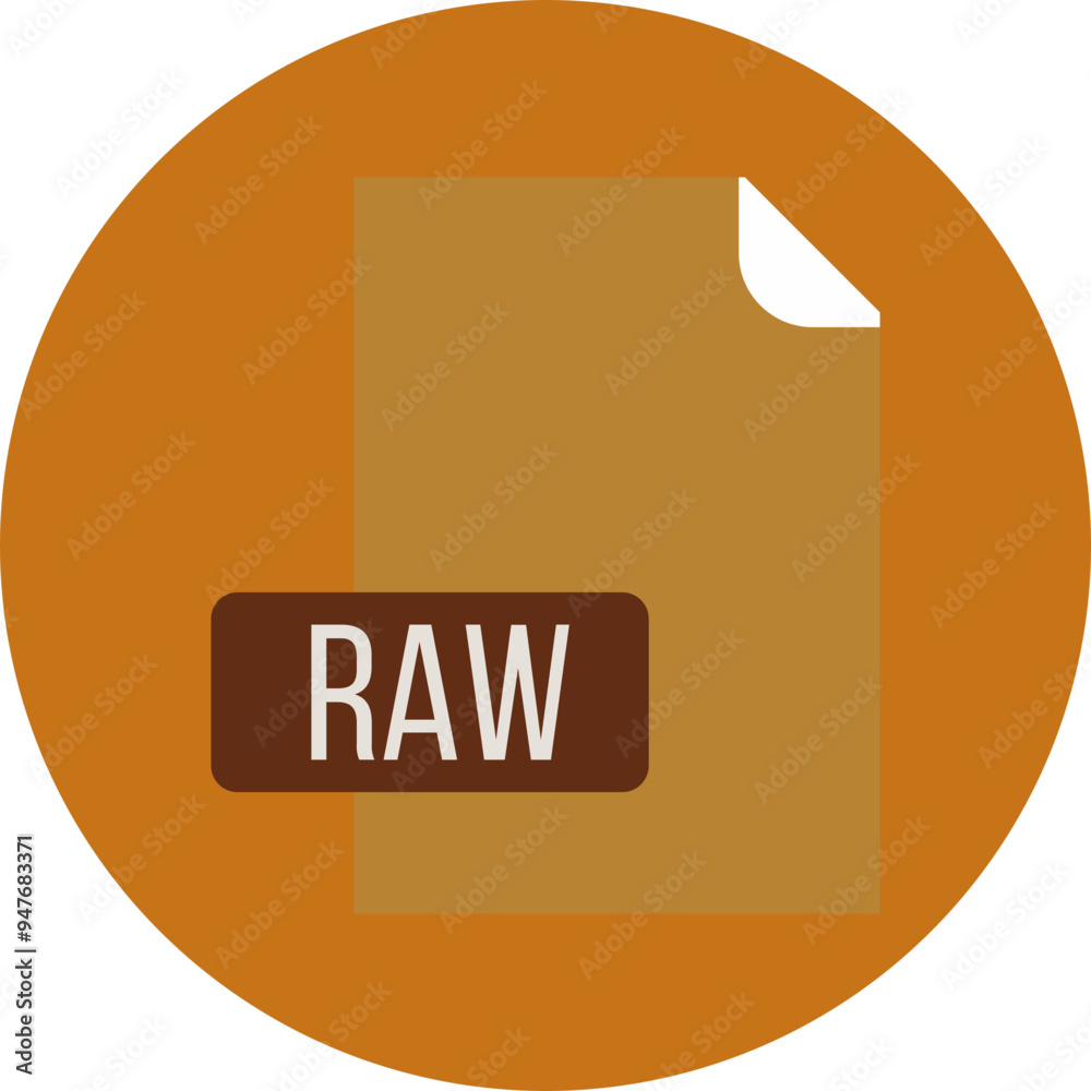 RAW File format icon rounded circle BG RAW File format icon rounded circle BG