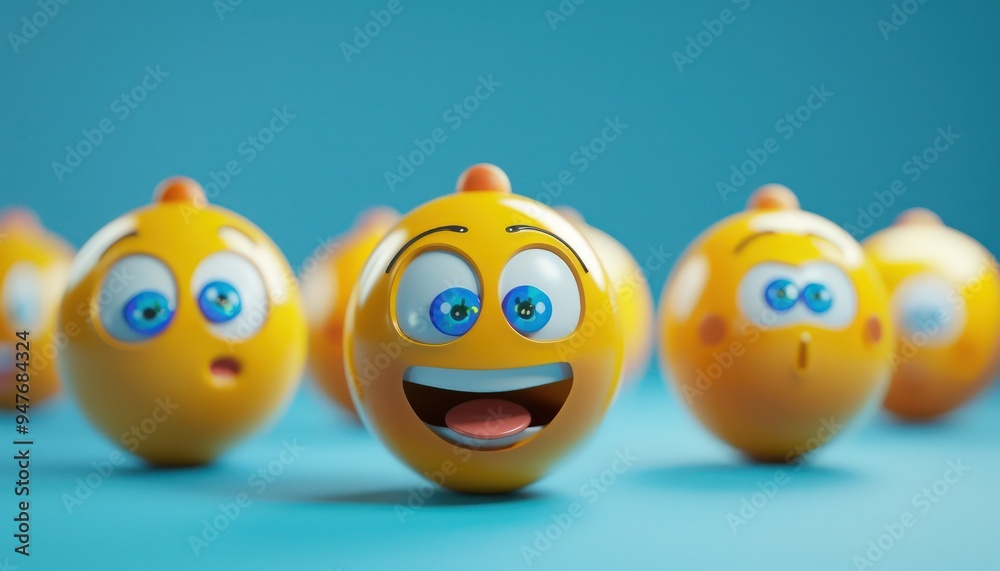 Creative and animated emoji faces, perfect for mobile app reactions, capturing unique and funny expressions. Creative and animated emoji faces, perfect for mobile app reactions, capturing unique and funny expressions.