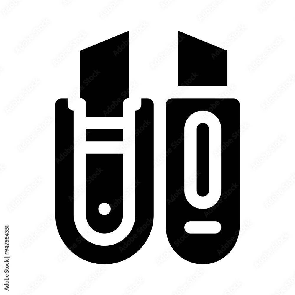 cutting glyph icon