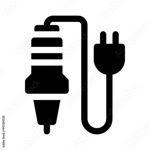 electronics glyph icon