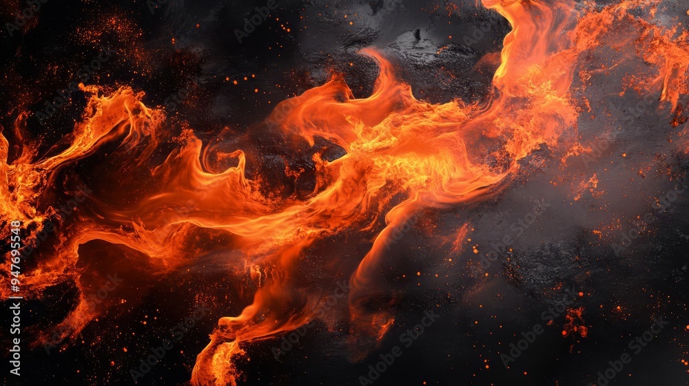 Molten lava flow with fiery hues, intense heat effect in a liquid texture, liquid background, dramatic and intense atmosphere Molten lava flow with fiery hues, intense heat effect in a liquid texture, liquid background, dramatic and intense atmosphere