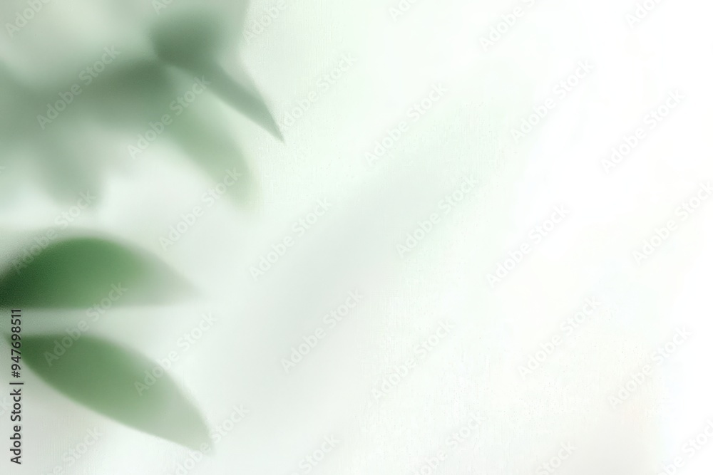 Soft green leaf shadows Soft green leaf shadows
