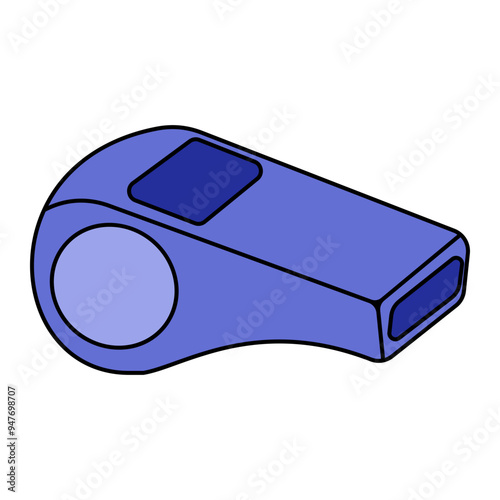 Soccer Referee Whistle Suitable for designs with sports themes, especially football events