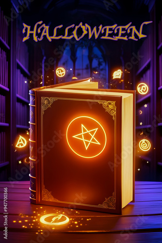 Halloween spellbook photo