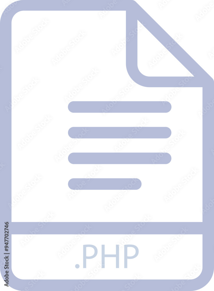 PHP doted and dashed icon inside transparent PHP doted and dashed icon inside transparent