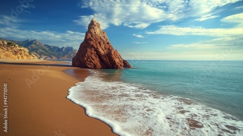 Mexota beach, Spain. photo