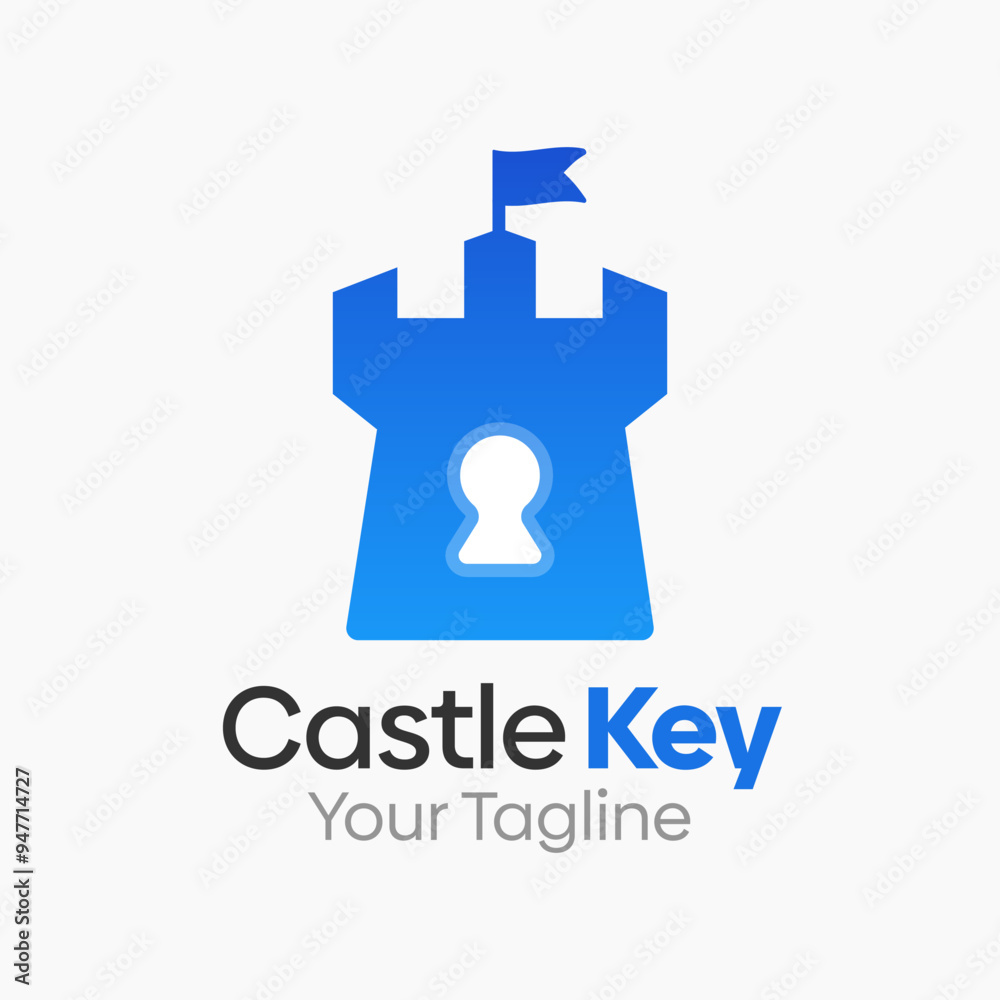 Castle Key Logo Design Template. Good for Business, Agency, Community and Organization Castle Key Logo Design Template. Good for Business, Agency, Community and Organization