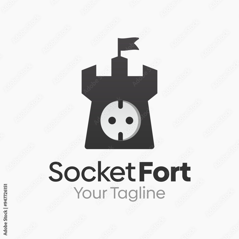 Socket Fort Logo Design Template. Good for Business, Agency, Community and Organization Socket Fort Logo Design Template. Good for Business, Agency, Community and Organization