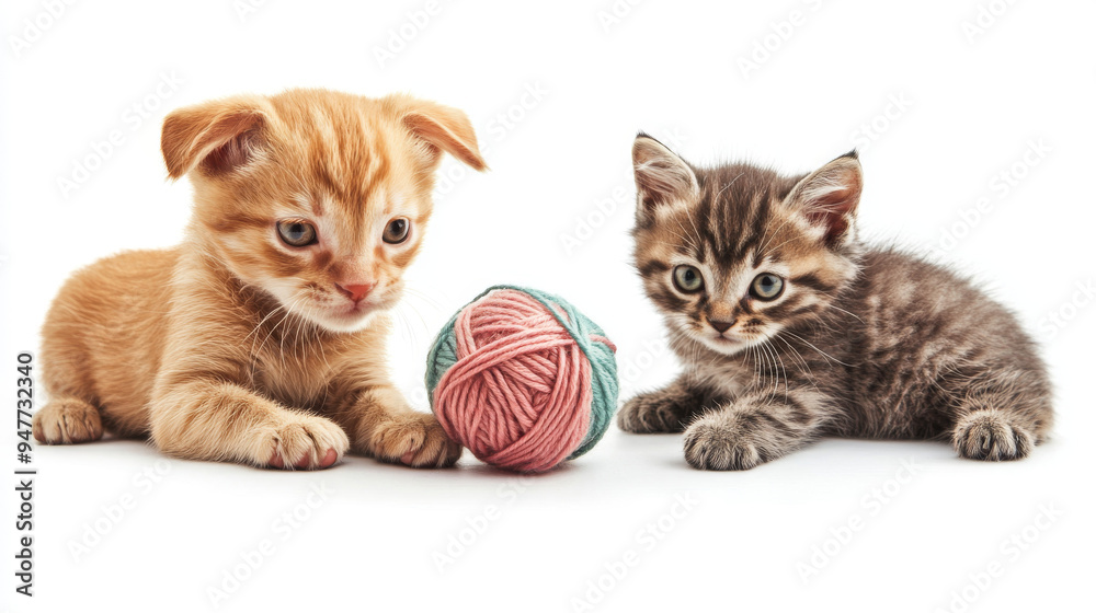 Puppy and kitten playing with a ball of yarn together. --ar 16:9 --v 6.1 Job ID: 69035012-e09d-4c89-b32b-cde4aec77665 Puppy and kitten playing with a ball of yarn together. --ar 16:9 --v 6.1 Job ID: 69035012-e09d-4c89-b32b-cde4aec77665