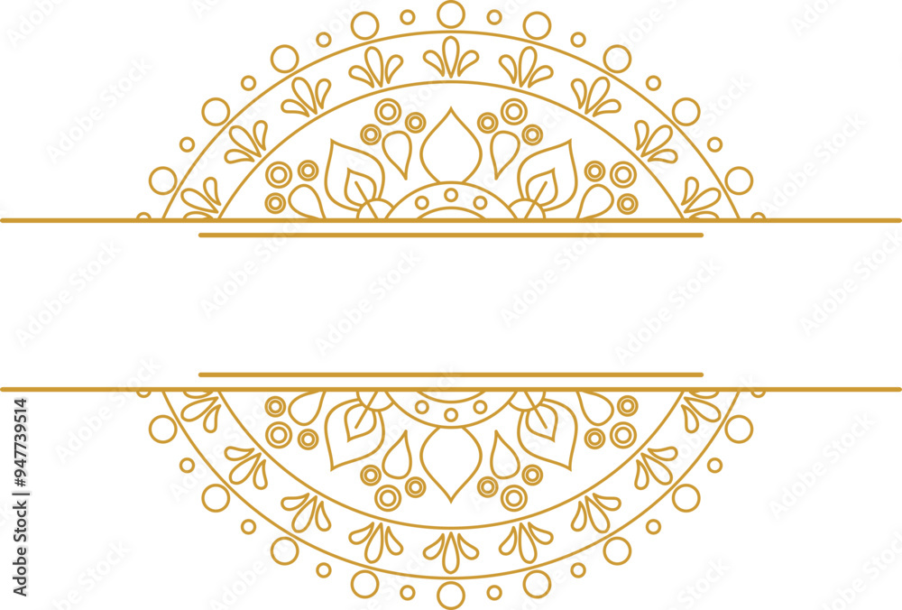 Fototapeta premium Mandala Art Frame