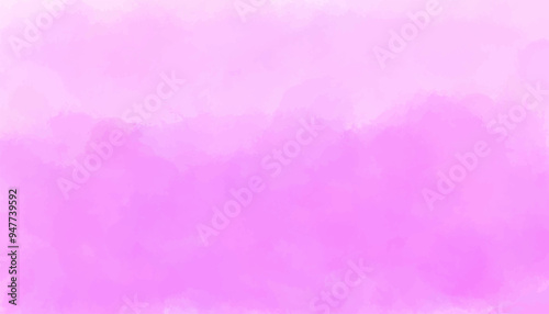 Abstract watercolor pink background with soft cloud texture. Vertical watercolor backgrounds for posters, banners, flyers, web design, graphic design and print media. Stock Vector Illustration.