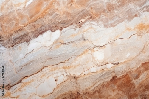 Processed collage of luxury brown and white marble texture. Background for banner