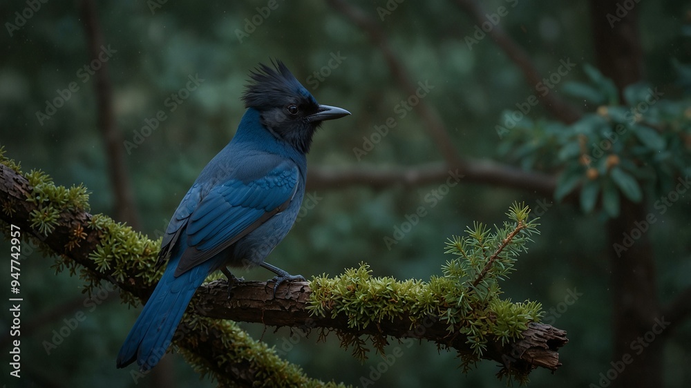 Obraz premium Bird, stellers jay