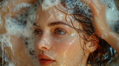 People are washing their hair.