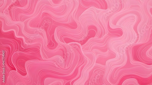 pink squiggle background