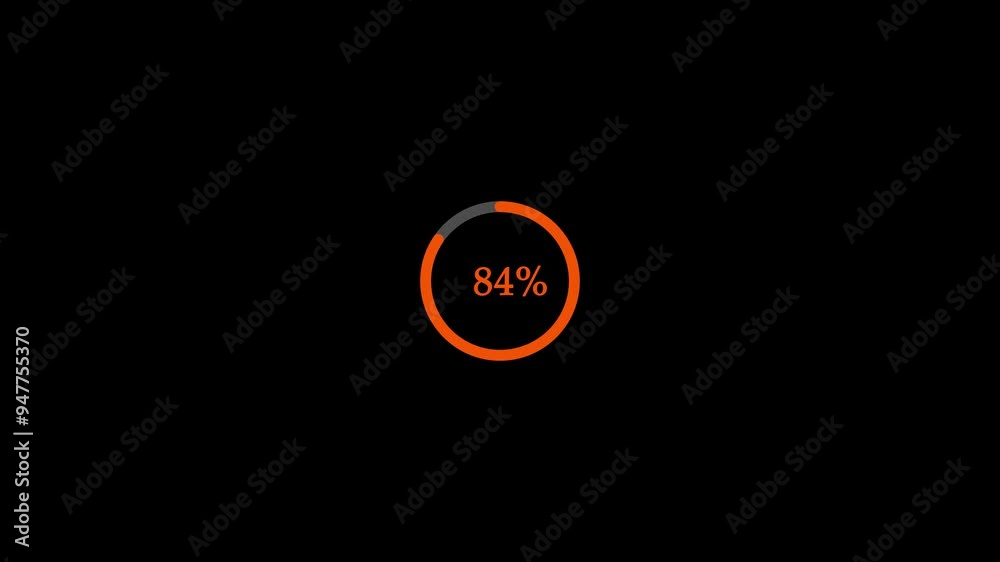 Circle loading abstract animatedScience Futuristic Loading Circle Ring.